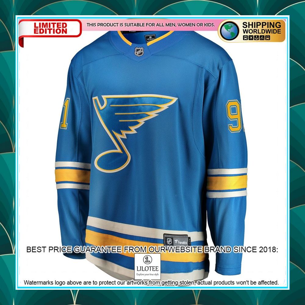 vladimir tarasenko st louis blues alternate blue hockey jersey 2 585