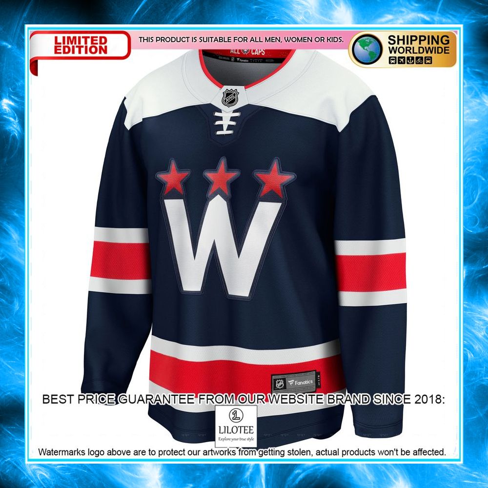 washington capitals 2020 21 alternate premier navy hockey jersey 2 42
