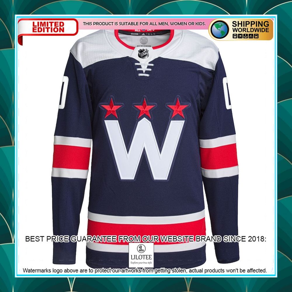washington capitals adidas alternate pro custom navy hockey jersey 2 675