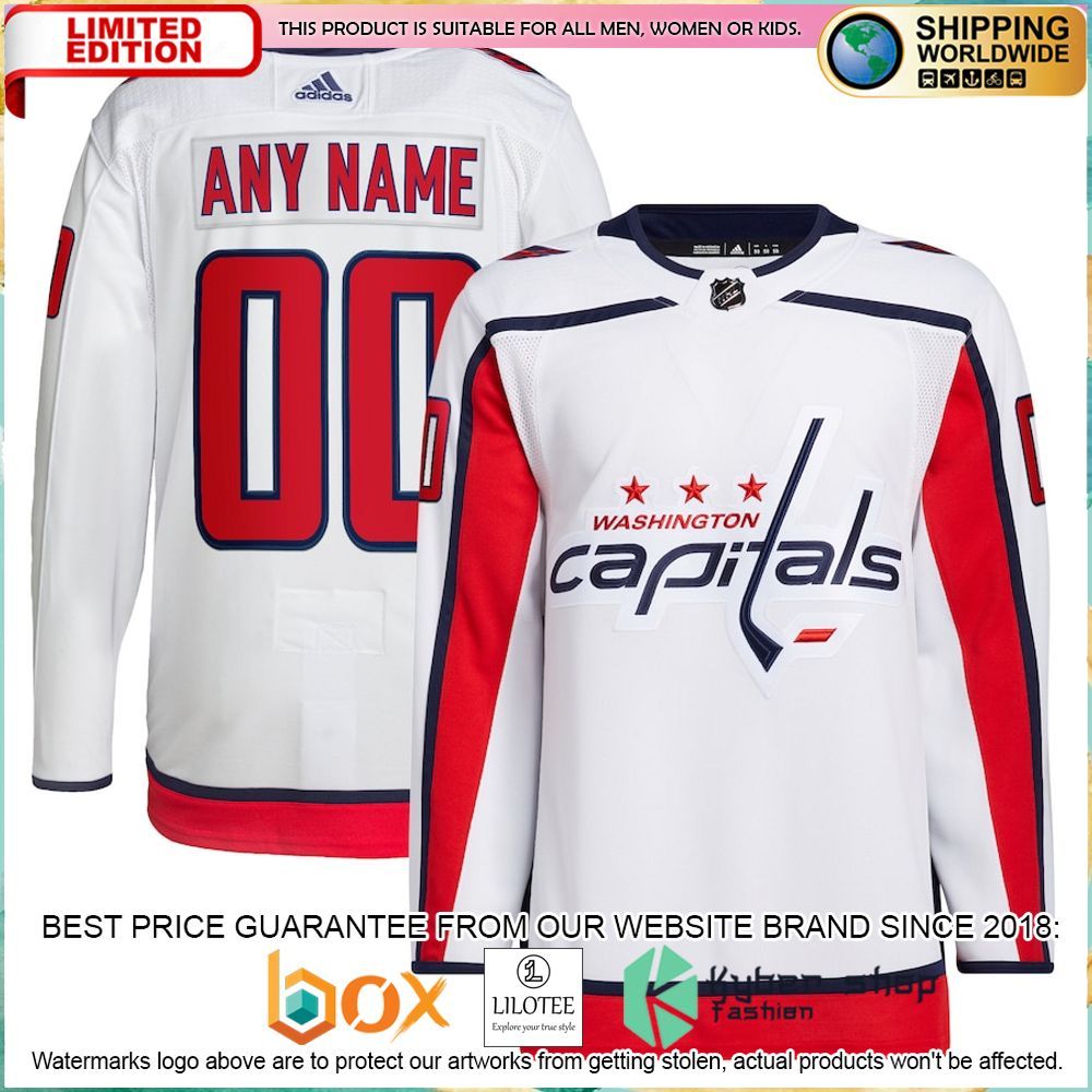 washington capitals adidas custom white hockey jersey 1 265