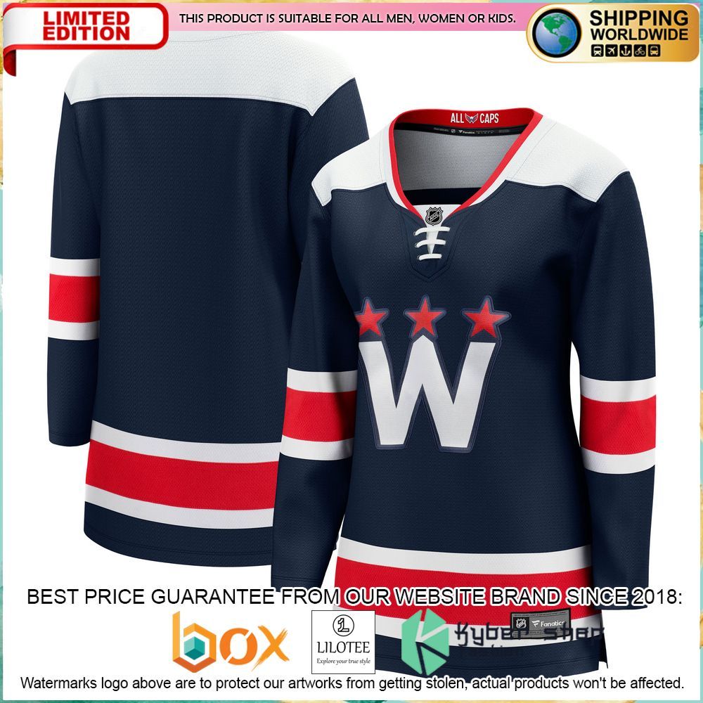 washington capitals womens 2020 21 alternate premier navy hockey jersey 1 819