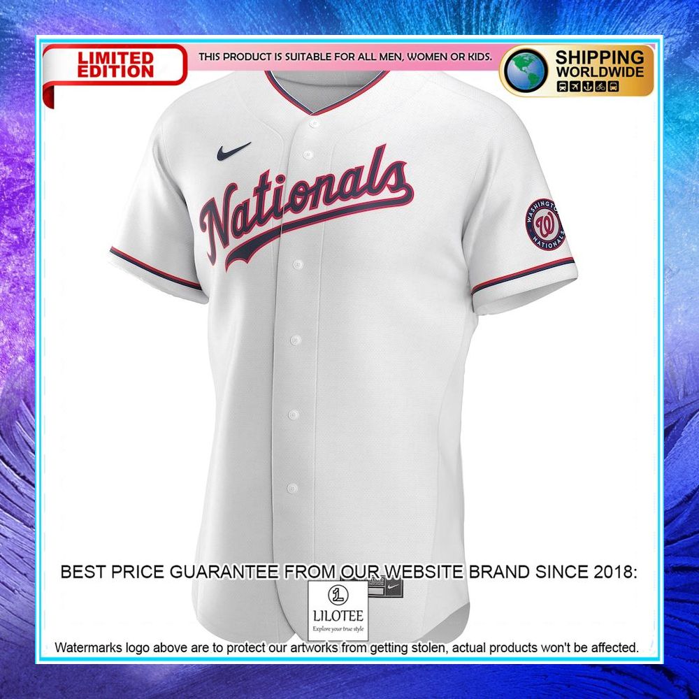 washington nationals nike alternate team white baseball jersey 2 950