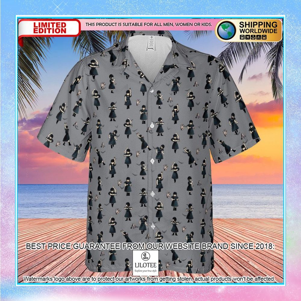wednesday dance pattern hawaiian shirt 2 791