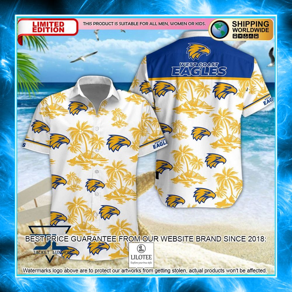 west coast eagles hawaiian shirt shorts 1 908