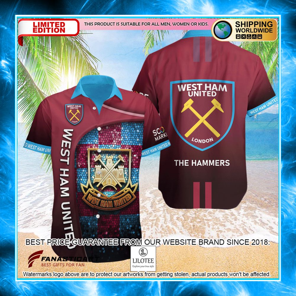 west ham united fc hawaiian shirt 1 494