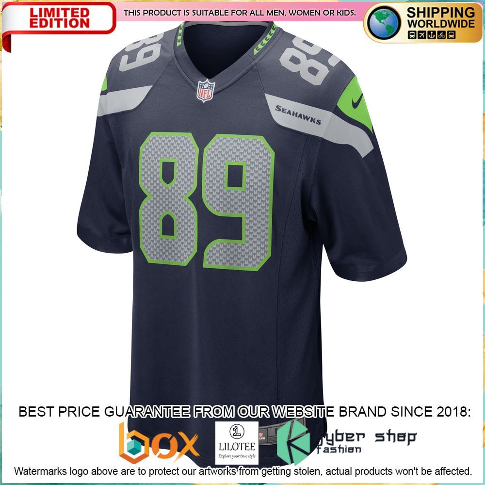 will dissly seattle seahawks nike college navy football jersey 2 49
