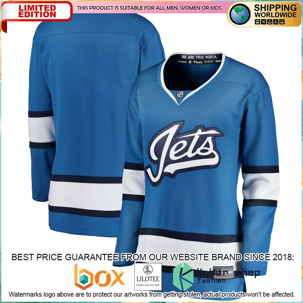 winnipeg jets womens alternate breakaway blue hockey jersey 1 687