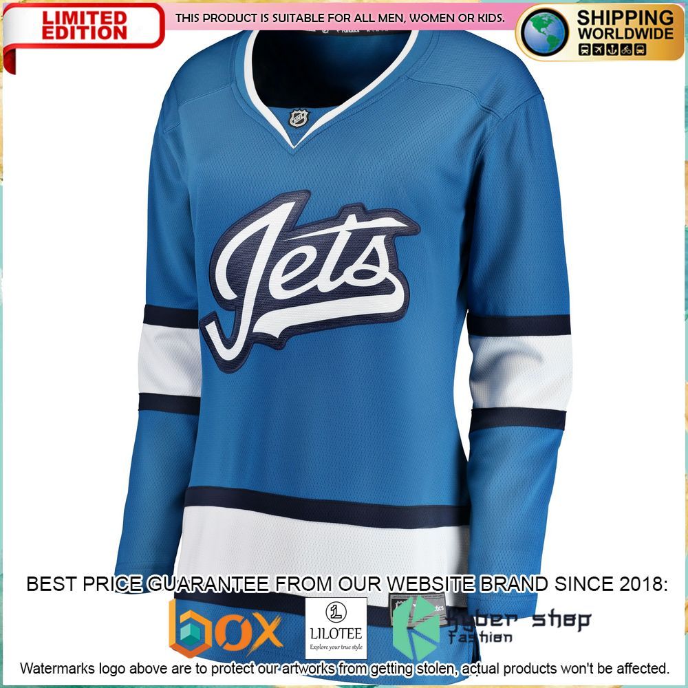 winnipeg jets womens alternate breakaway blue hockey jersey 2 616