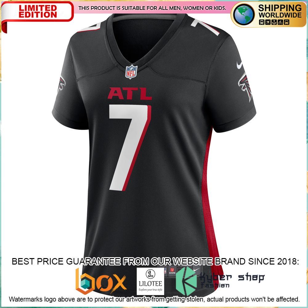 younghoe koo atlanta falcons nike womens black football jersey 2 677