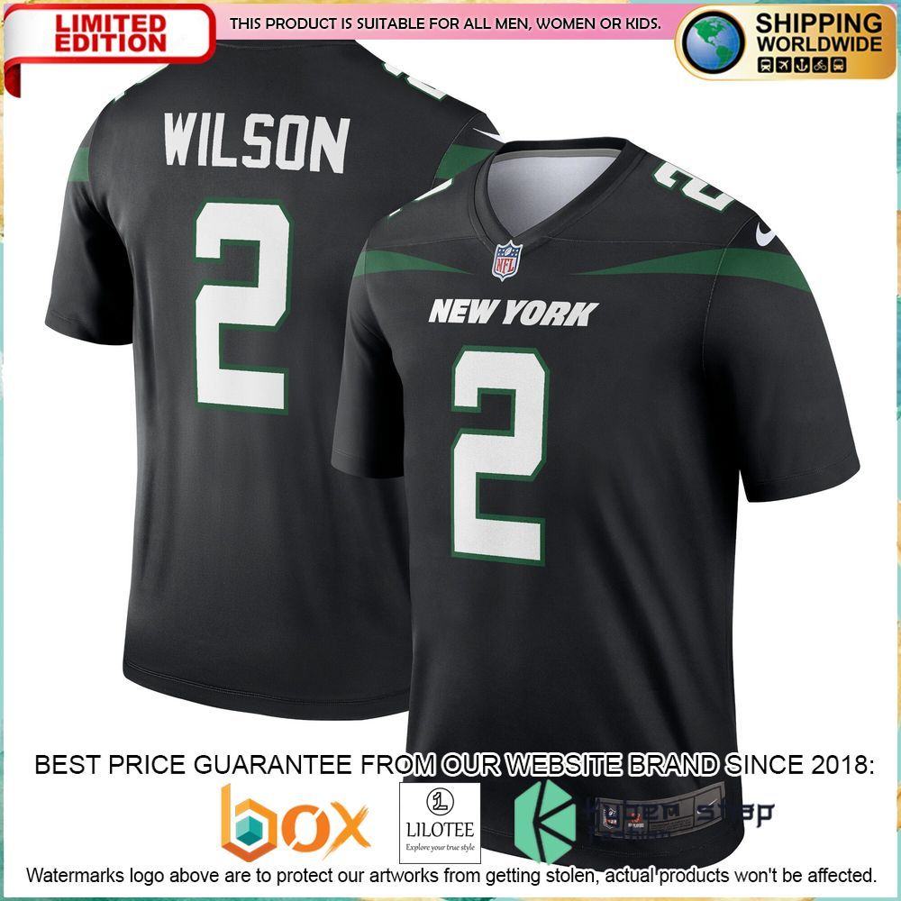 zach wilson new york jets nike legend black football jersey 1 548