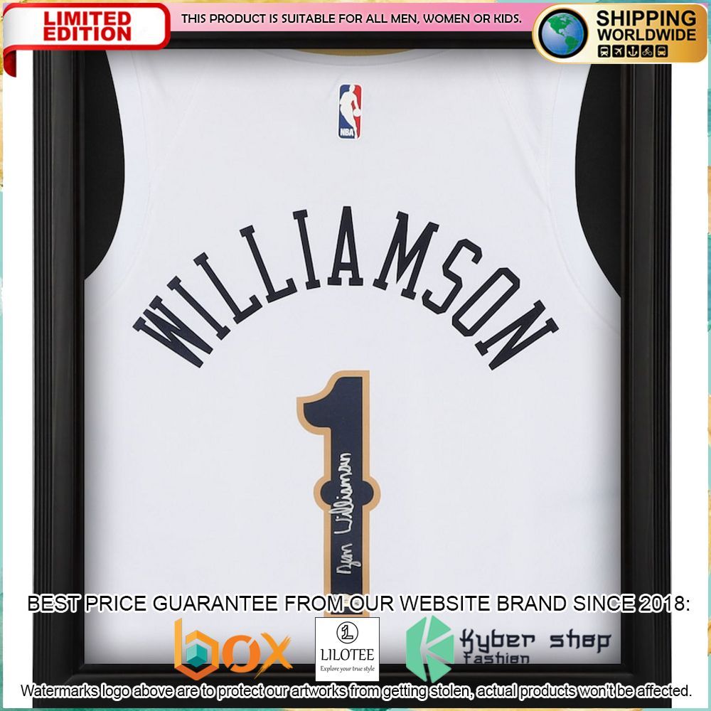 zion williamson new orleans pelicans team navy basketball jersey 1 142