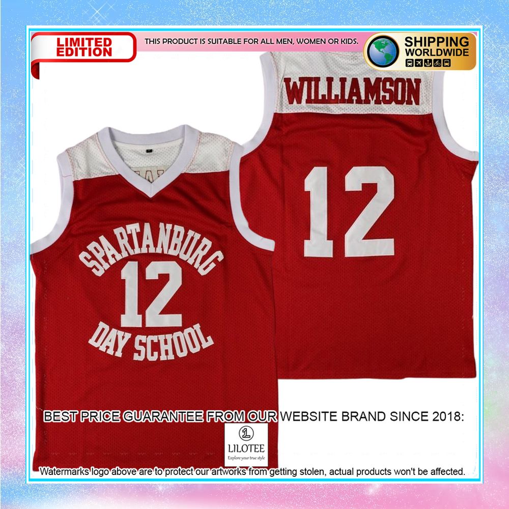 zion williamson spartanburg day high school basketball jersey 1 576
