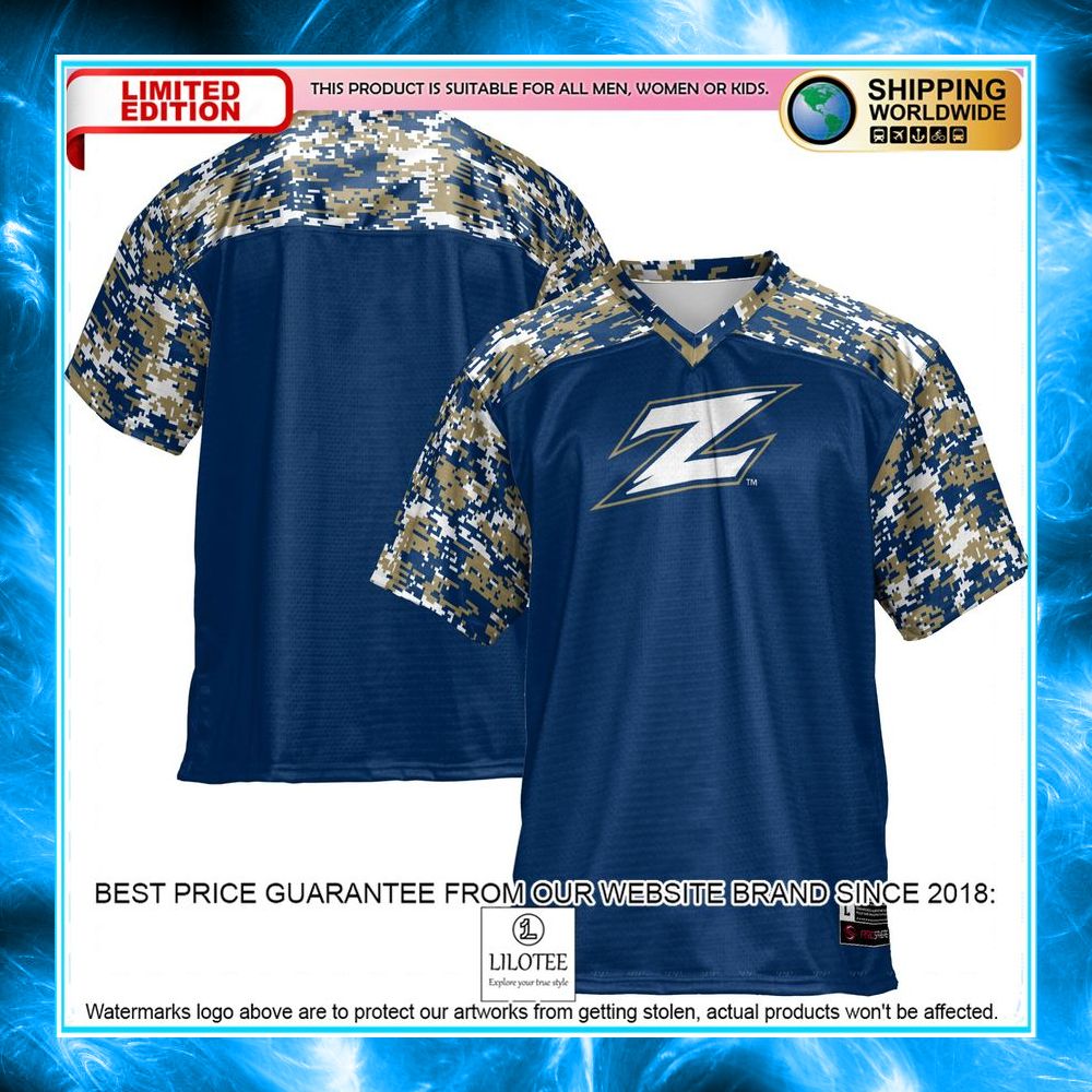 akron zips navy football jersey 1 668