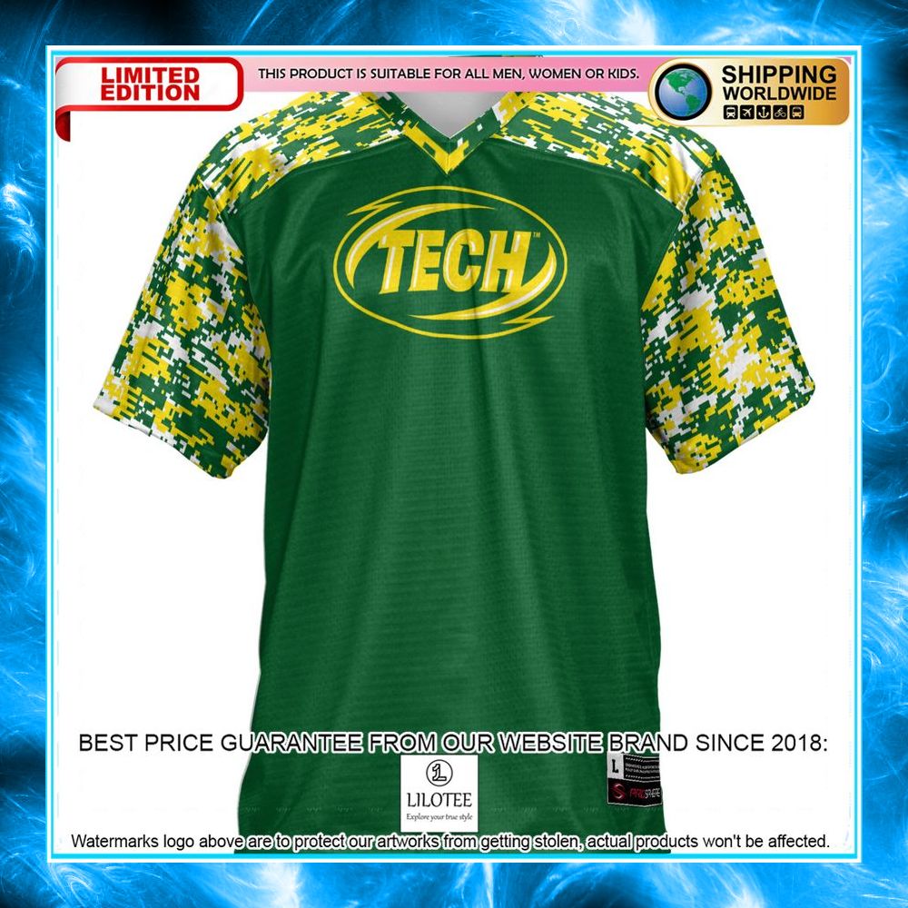arkansas tech green football jersey 2 998