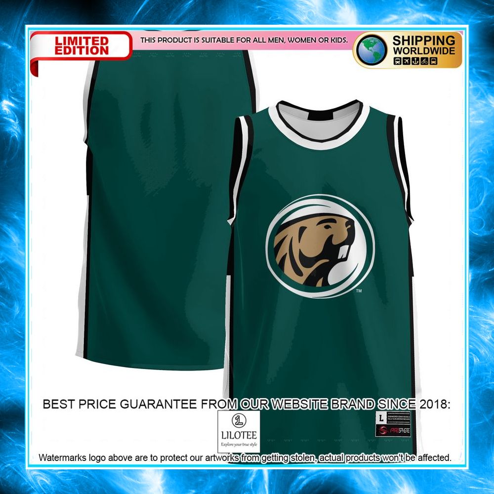 bemidji state beavers green basketball jersey 1 878