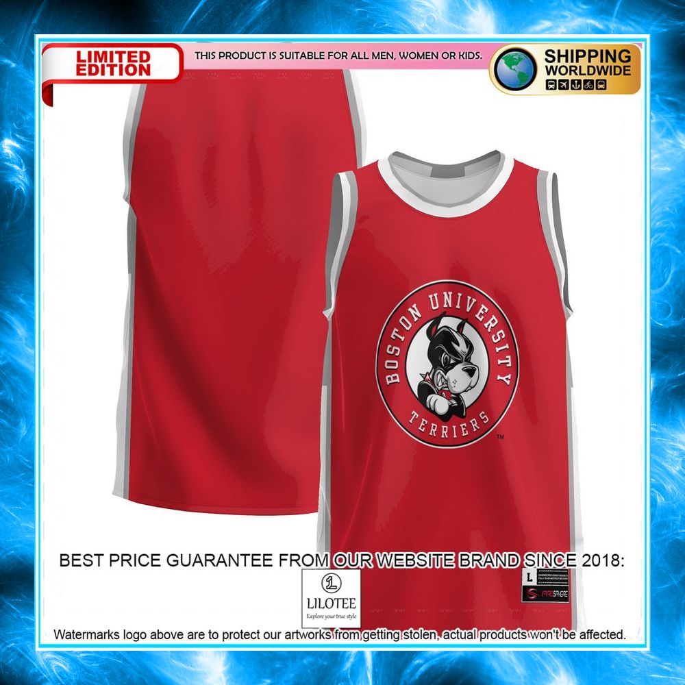 boston university scarlet basketball jersey 1 539