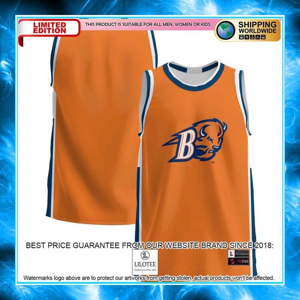 bucknell bison orange basketball jersey 1 453