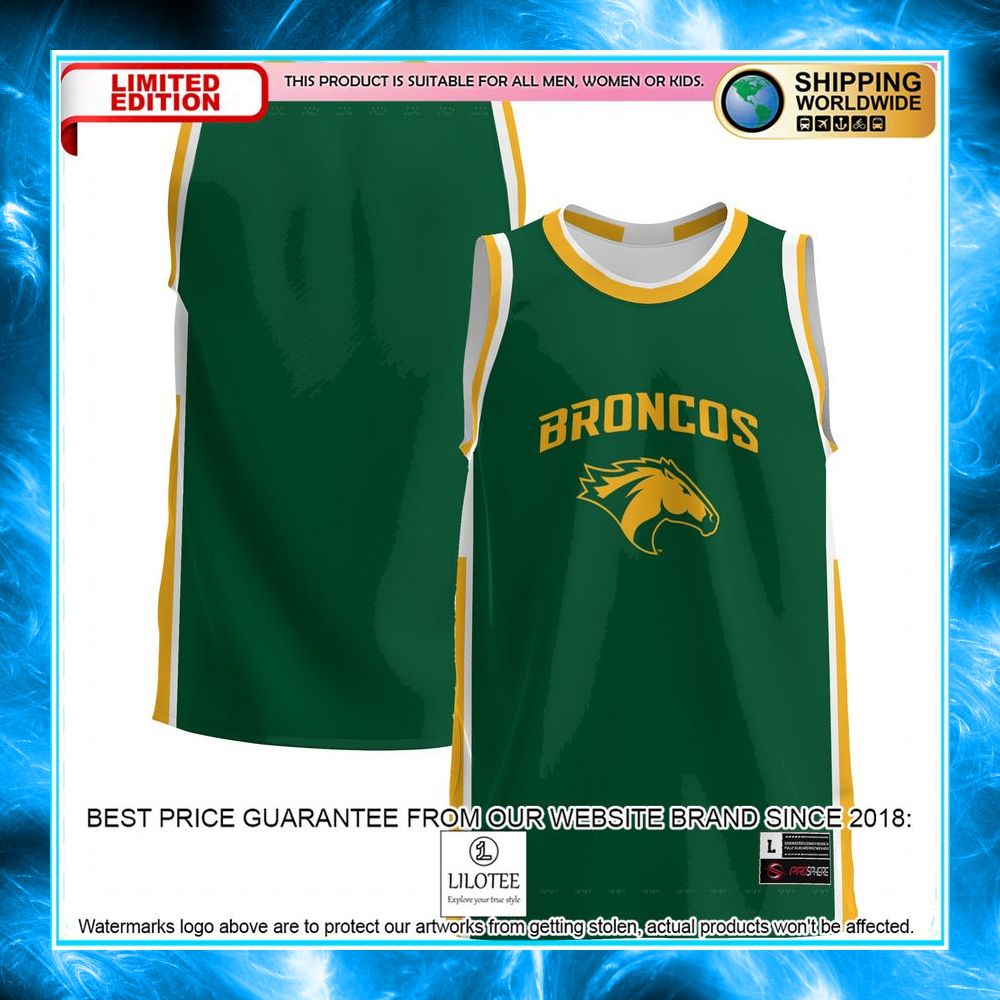 cal poly pomona broncos green basketball jersey 1 193