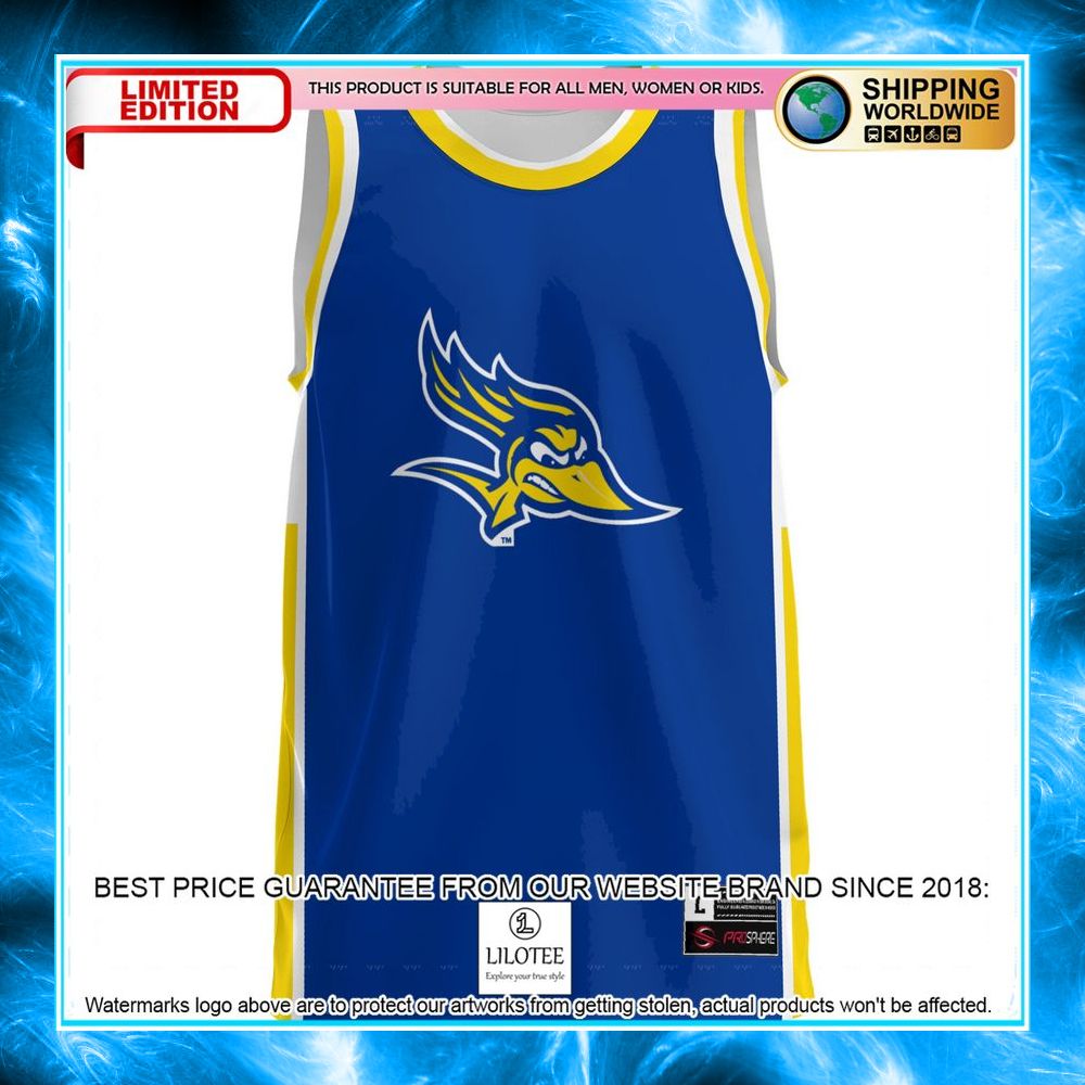 cal state bakersfield roadrunners blue basketball jersey 2 167