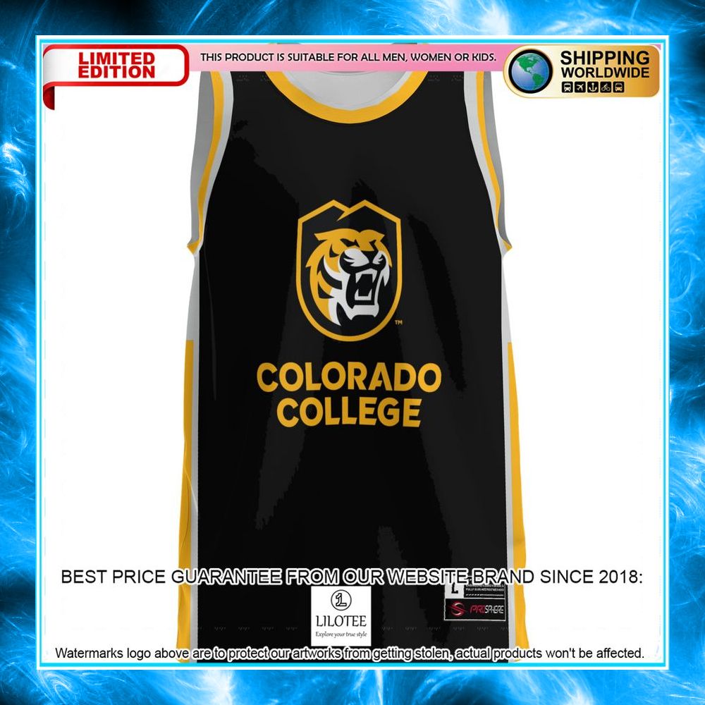 colorado college tigers black basketball jersey 2 255