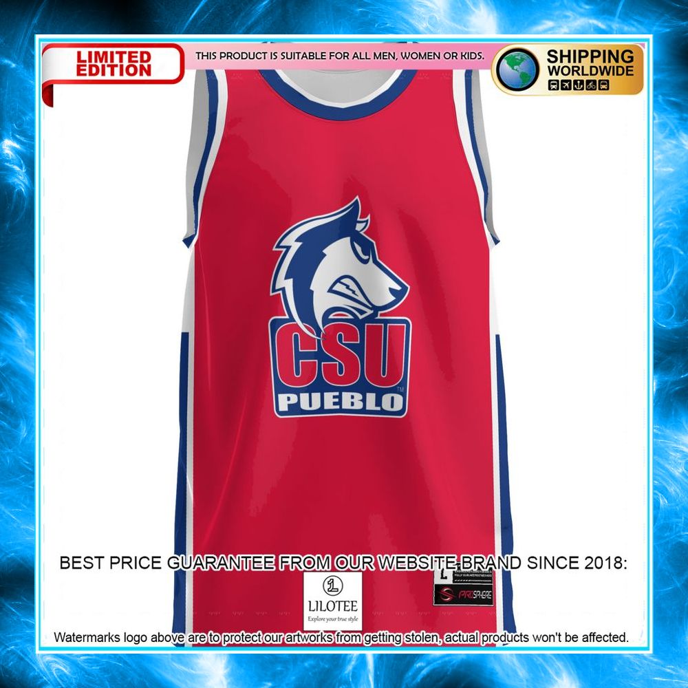 colorado state pueblo thunderwolves red basketball jersey 2 59