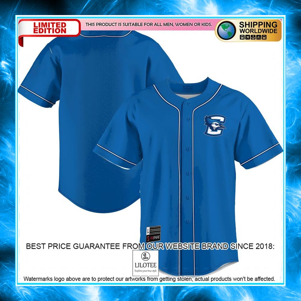 creighton bluejays blue baseball jersey 1 488