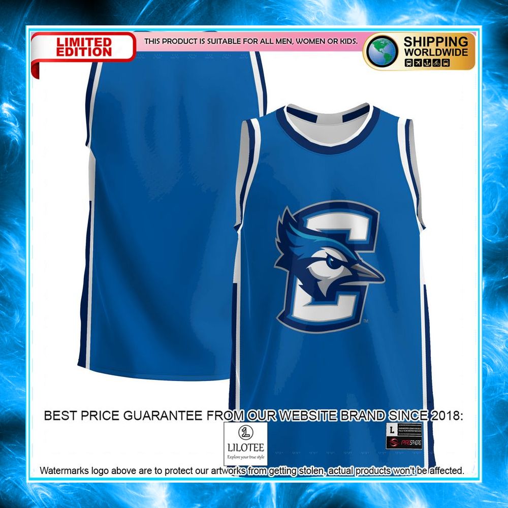 creighton bluejays blue basketball jersey 1 179
