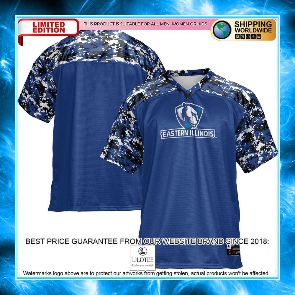 eastern illinois panthers blue football jersey 1 19
