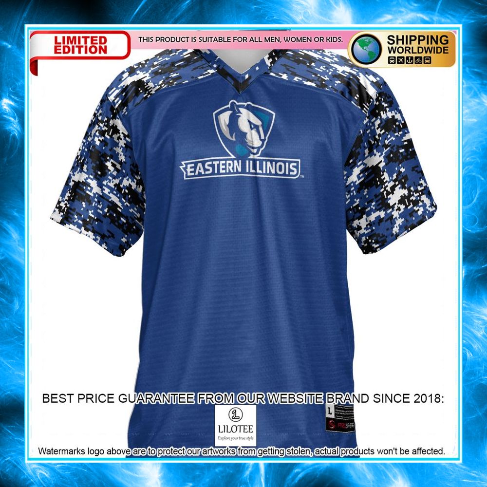 eastern illinois panthers blue football jersey 2 28