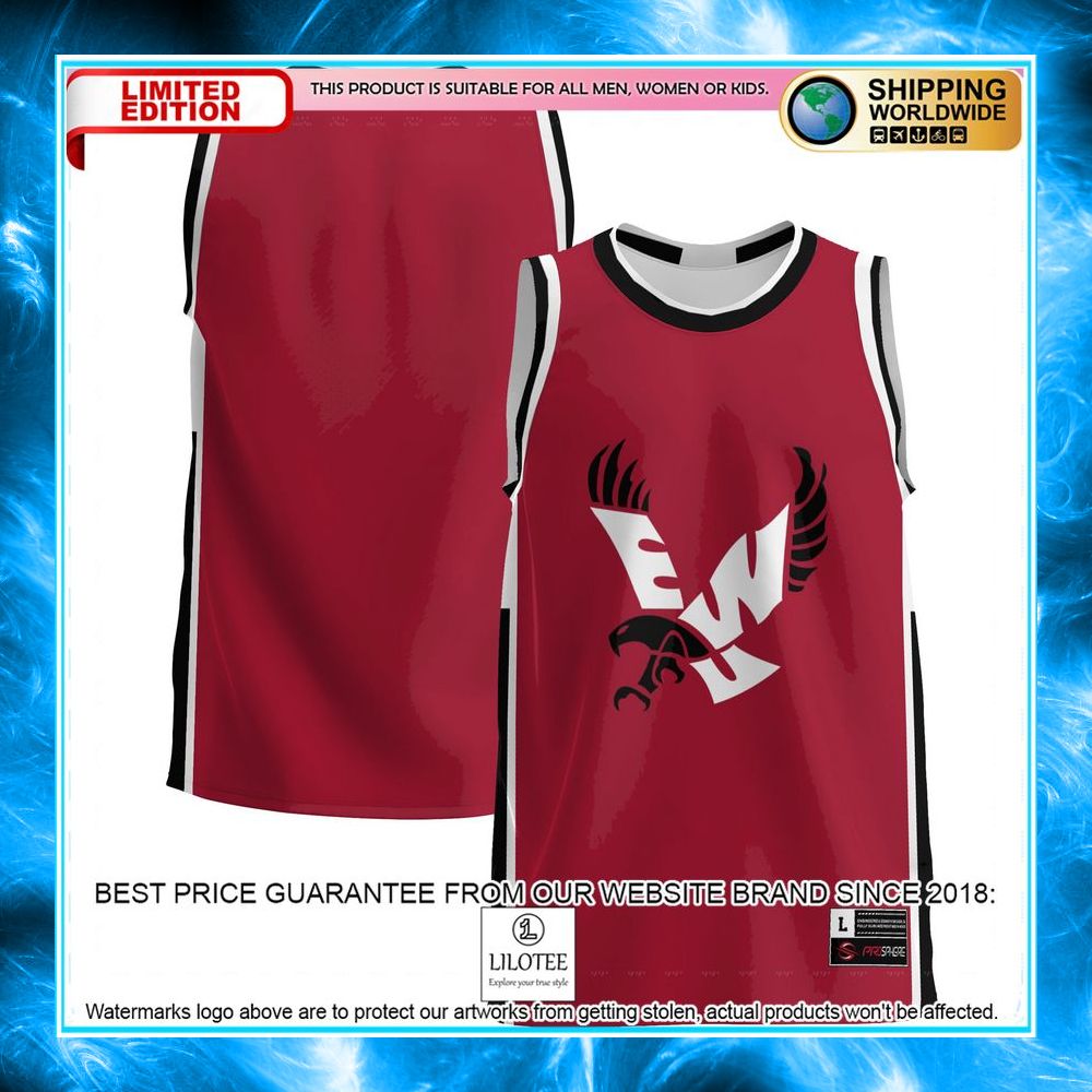 eastern washington eagles red basketball jersey 1 419