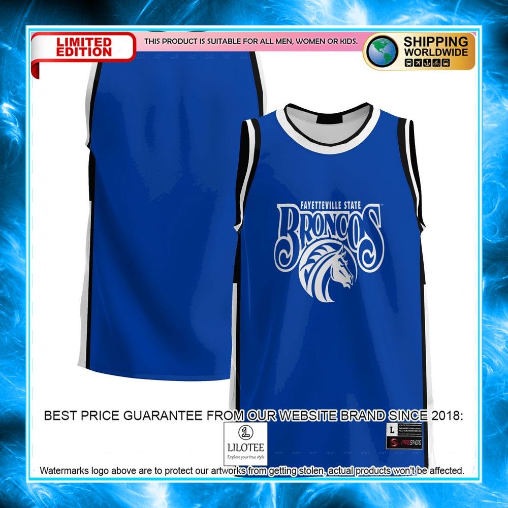 fayetteville state broncos blue basketball jersey 1 559