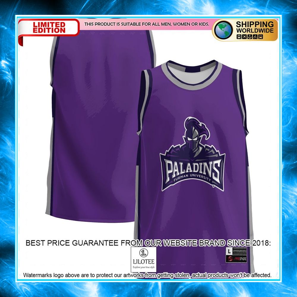 furman paladins purple basketball jersey 1 500