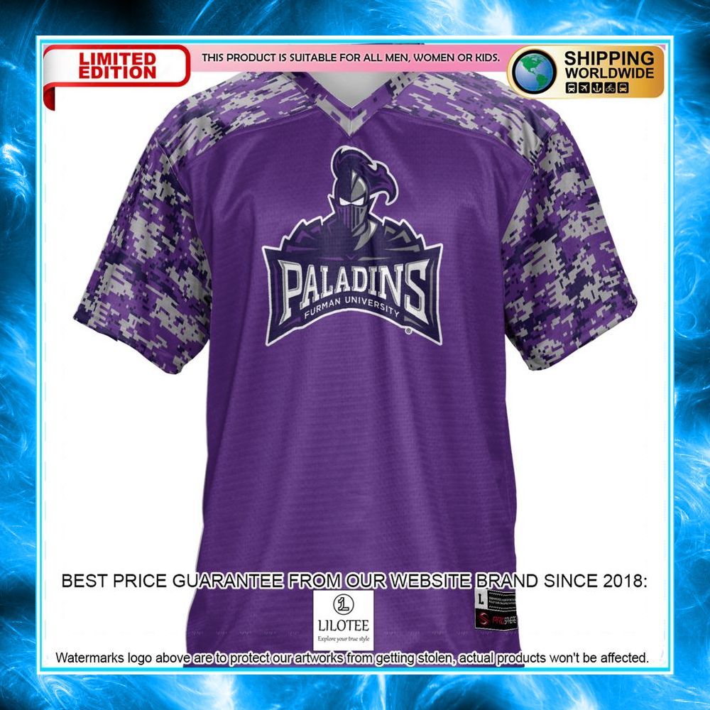 furman paladins purple football jersey 2 553