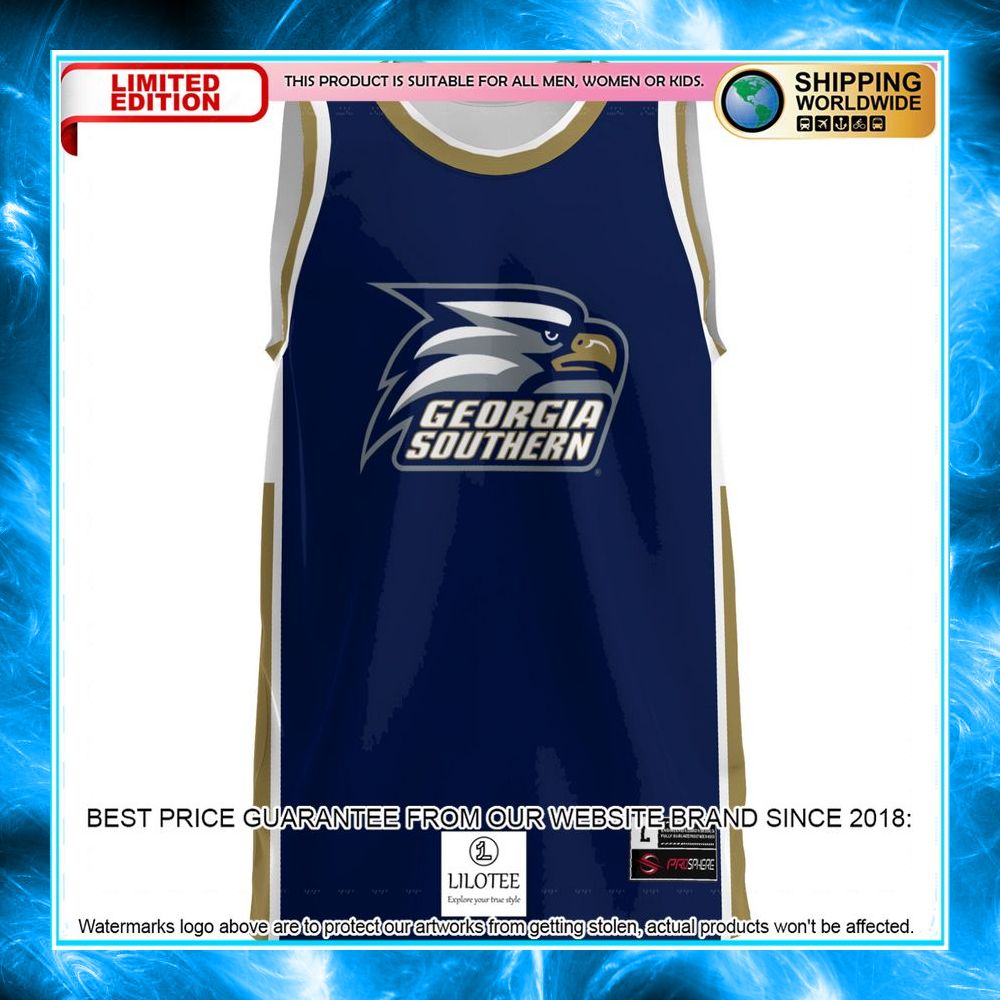 georgia southern eagles navy basketball jersey 2 415