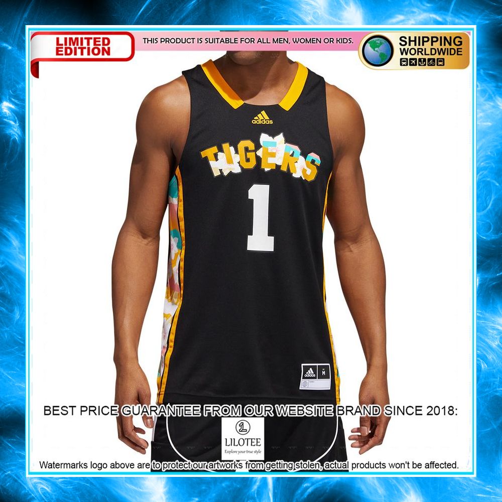 grambling tigers adidas honoring black excellence black basketball jersey 2 571