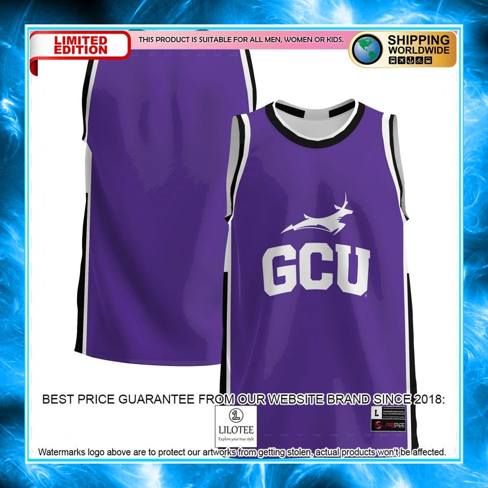 grand canyon antelopes purple basketball jersey 1 685