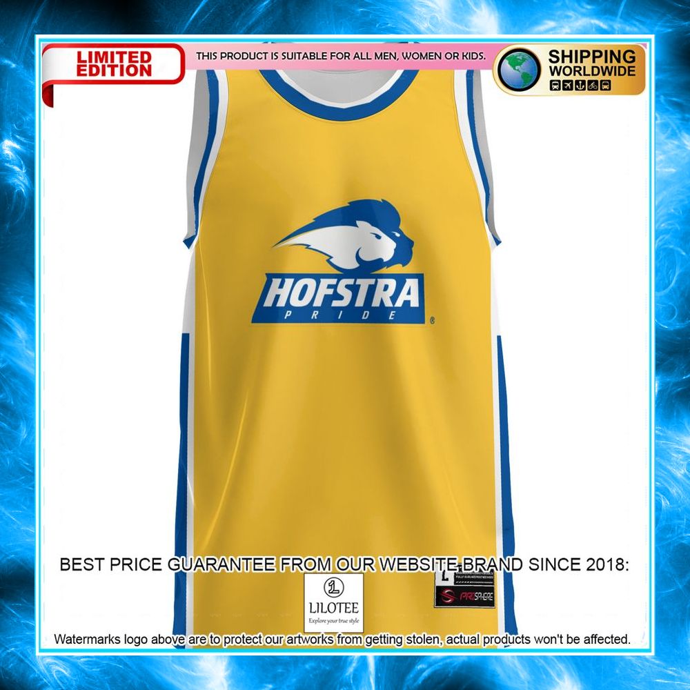 hofstra university pride gold basketball jersey 2 270