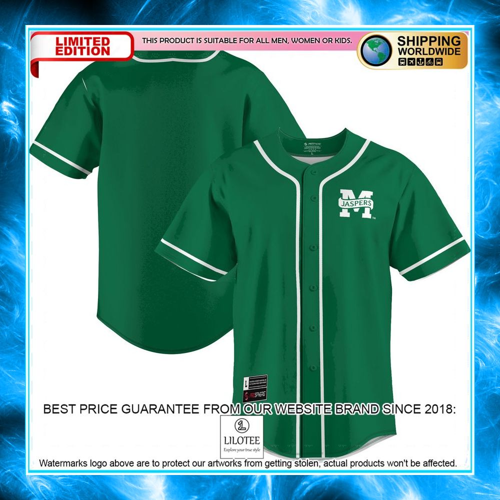 manhattan jaspers green baseball jersey 1 276