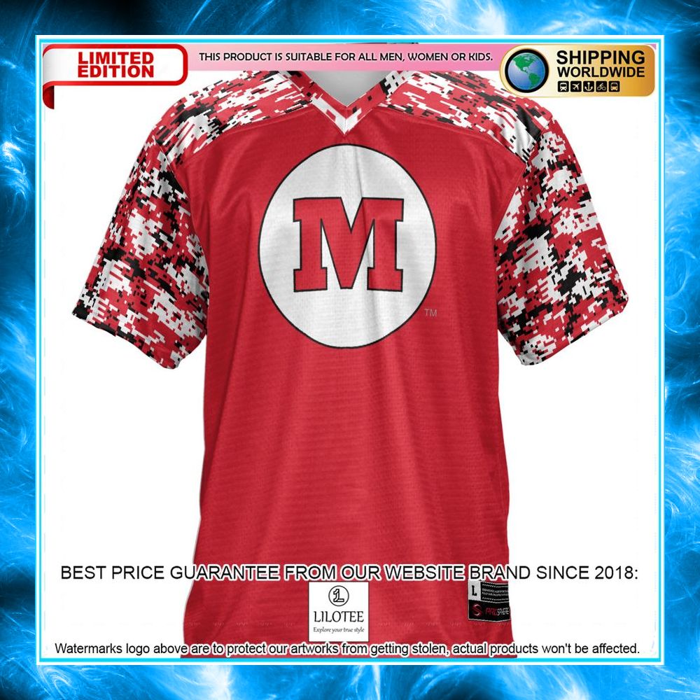 monmouth college fighting scots red football jersey 2 103