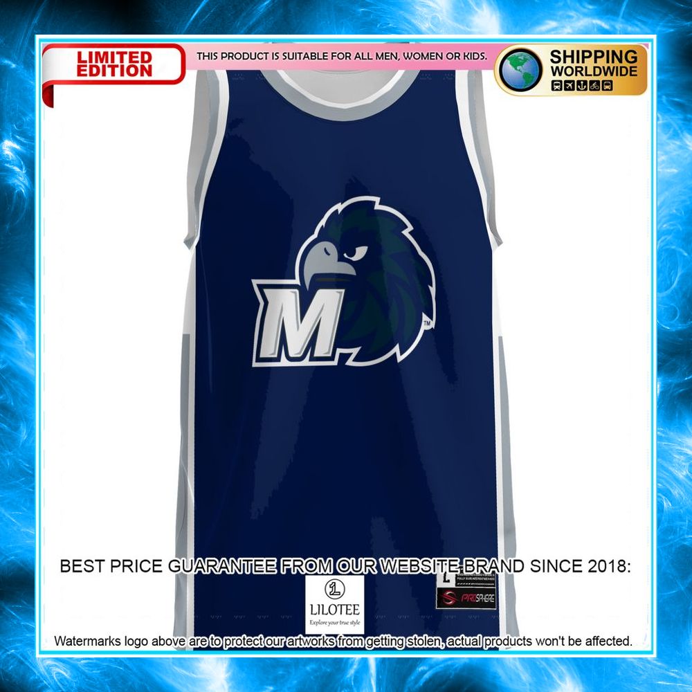 monmouth hawks royal basketball jersey 2 523