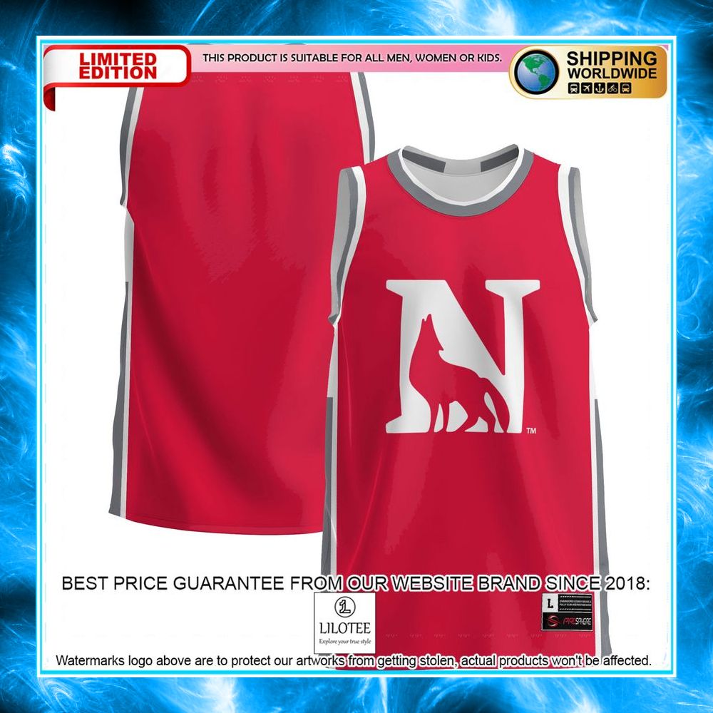 newberry college wolves scarlet basketball jersey 1 436
