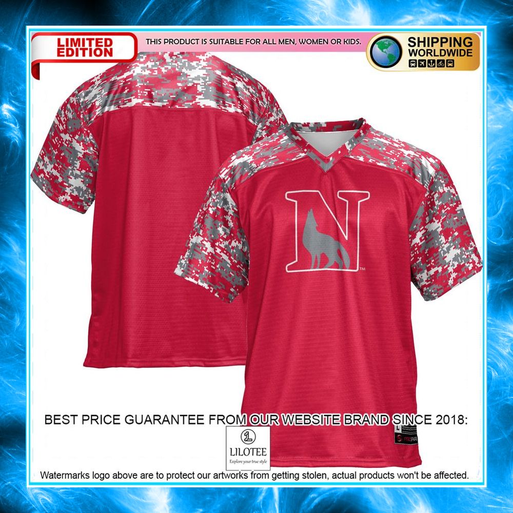 newberry college wolves scarlet football jersey 1 127