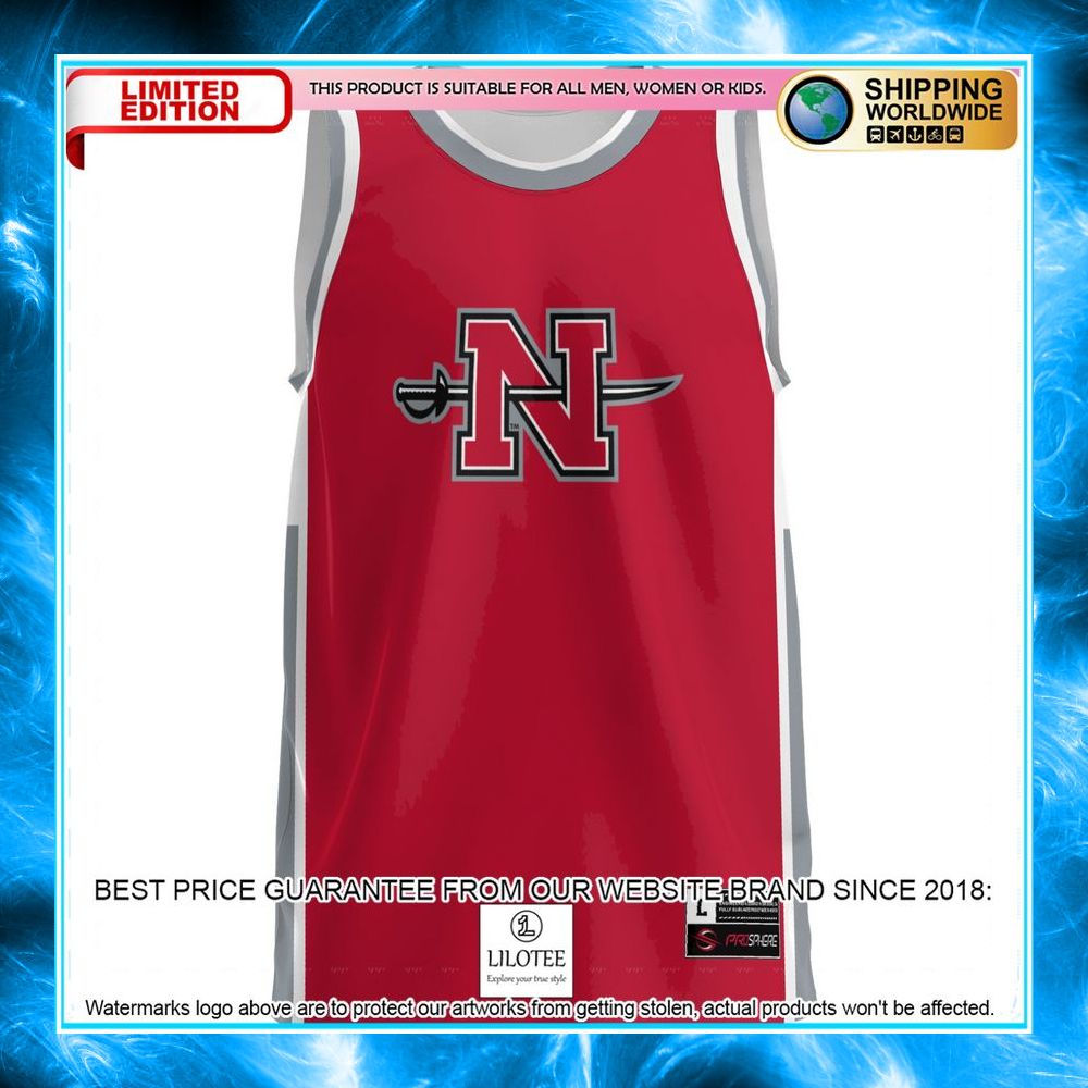 nicholls state colonels red basketball jersey 2 353