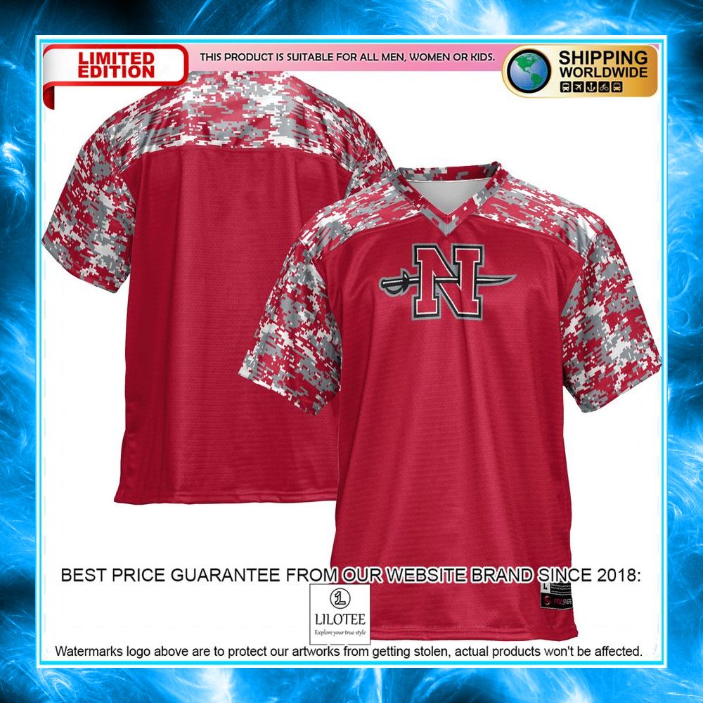 nicholls state colonels red football jersey 1 37