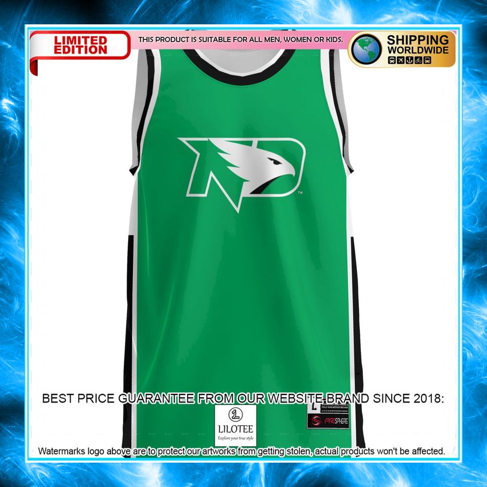 north dakota kelly green basketball jersey 2 969