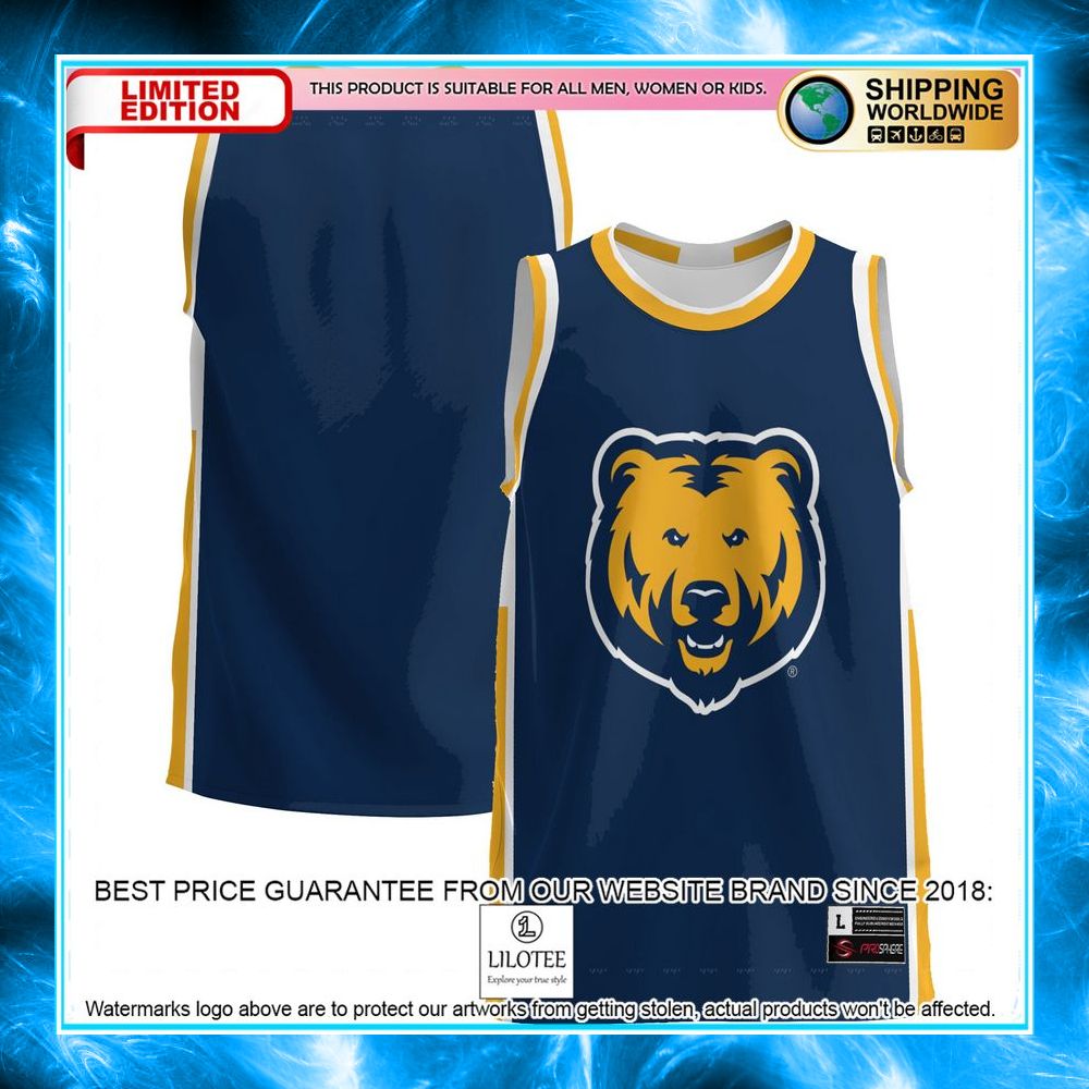 northern colorado bears blue basketball jersey 1 323