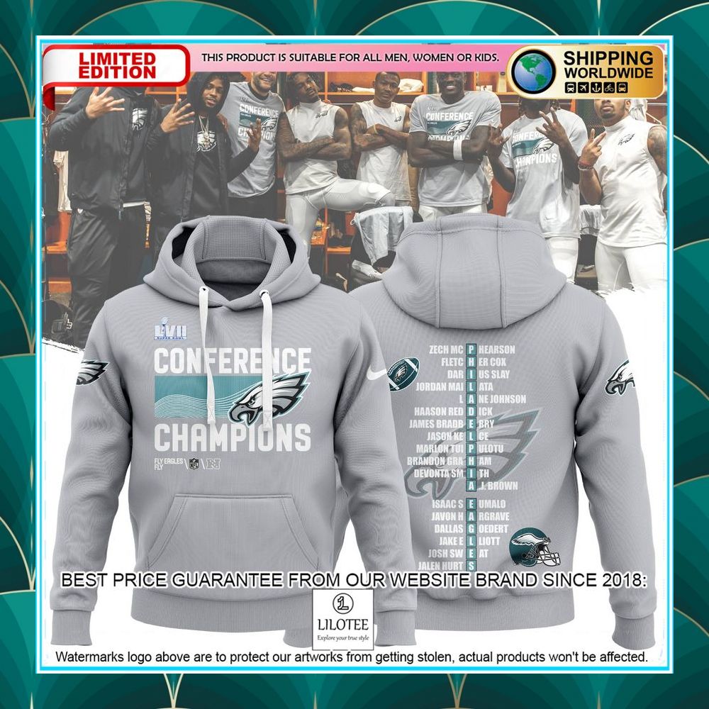 philadelphia eagles 2022 nfc champions shirt hoodie 2 759
