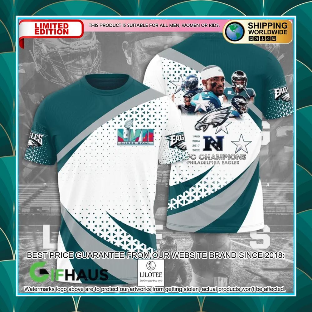 philadelphia eagles 2022 nfc champions super bowl shirt hoodie 1 59
