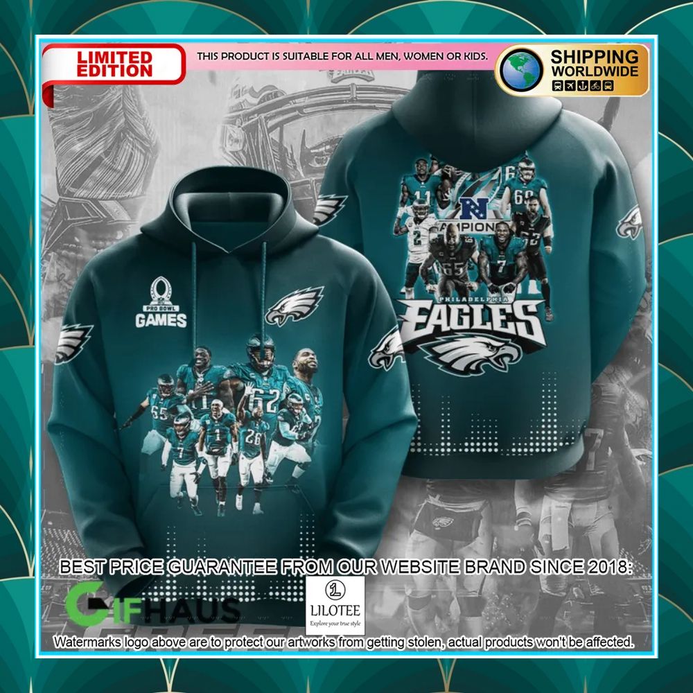 philadelphia eagles champions players shirt hoodie 1 158