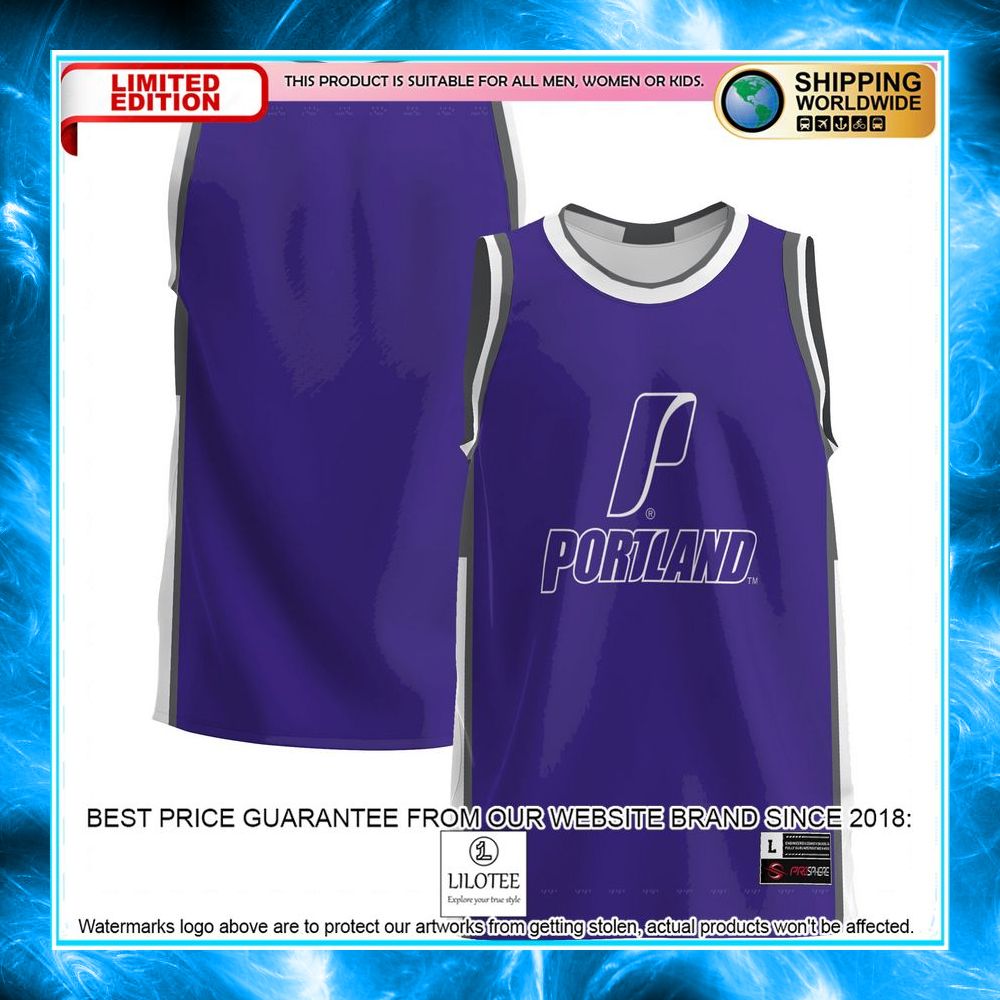 portland pilots purple basketball jersey 1 782